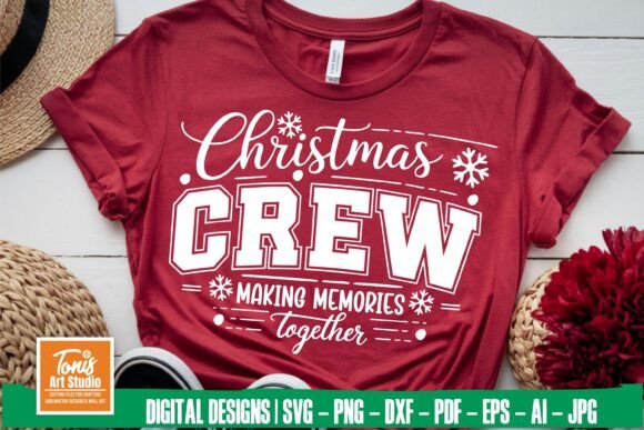 Christmas Crew SVG PNG, Family Christmas Review