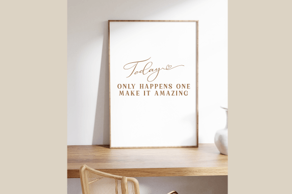 Today Only Happens Once Make It Amazing Review